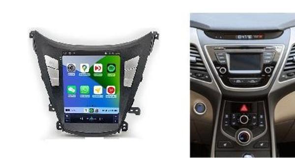 Maygo Hyundai Elantra Tesla 2011-2014 4Gb Ram 32Gb Hafıza 4 Çekirdek Carplay Android 9,7 İnç Multimedya  - Image 1