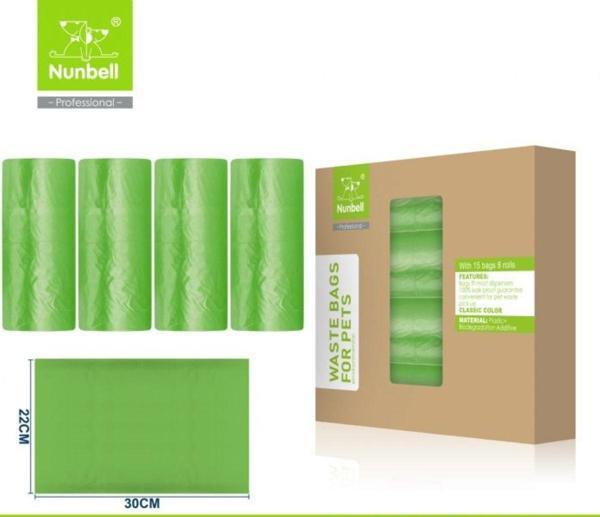 Nunbell 12 Rulo Köpek Kaka Poşeti - Image 1