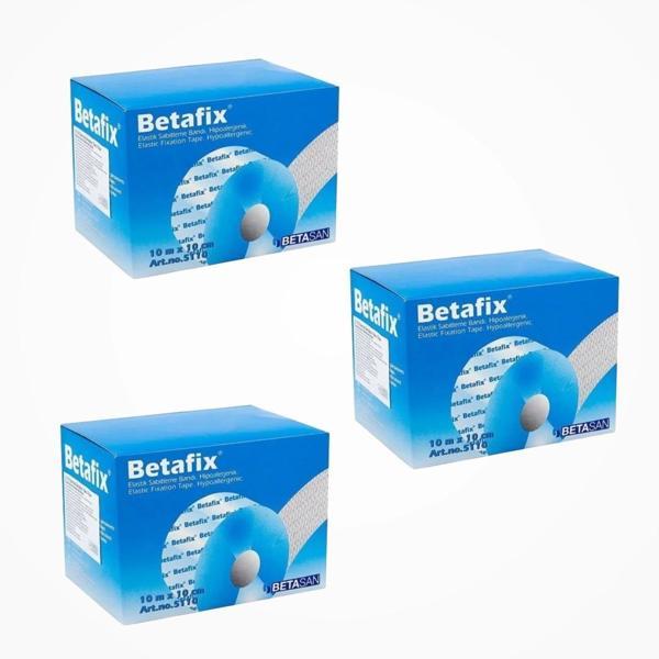 Betafix Esnek Fix Flaster 10cm x 10m - 3 Adet - Image 1