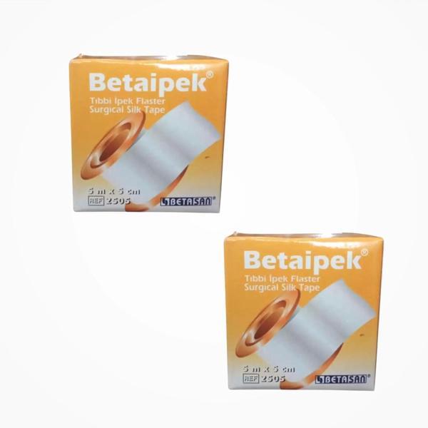 Betasan İpek Flaster 5cm x 5m - 2 Adet - Image 1