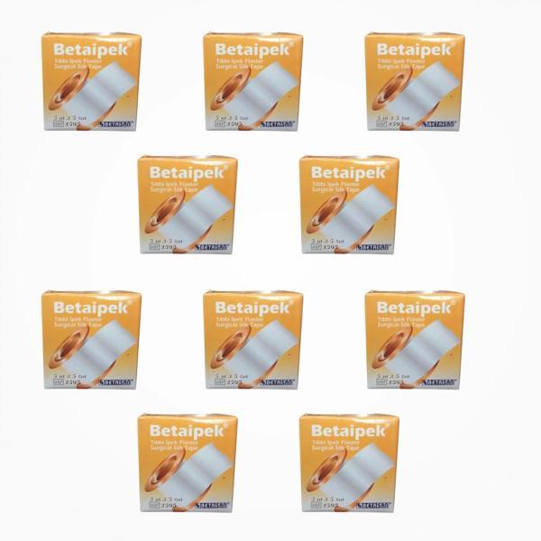 Betasan İpek Flaster 5cm x 5m - 10 Adet - Image 1