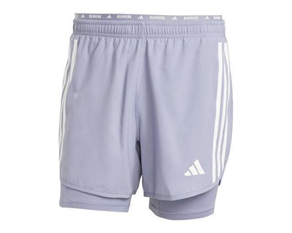 adidas  Otr E 3S 2In1 S Erkek Koşu Şortu JD2321 Gri - Image 1