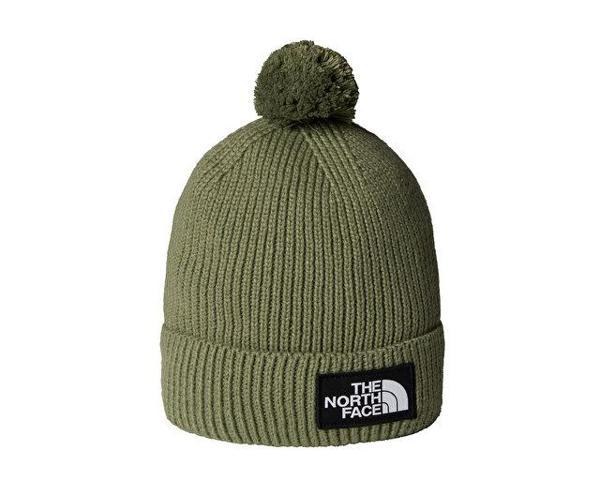 The North Face Tnf Logo Box Pom Beanie Bere NF0A8CHFBO91 Yeşil - Image 1