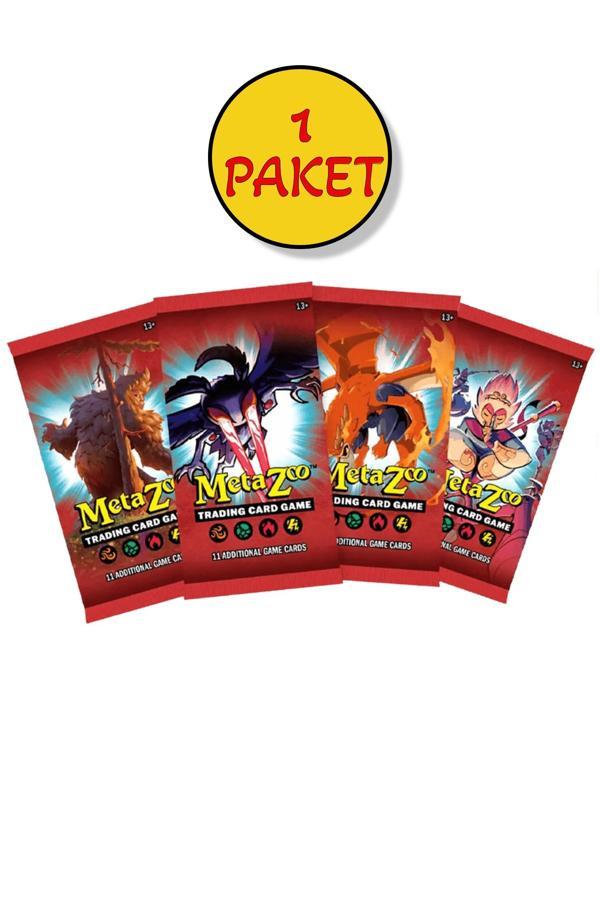 1 Paket MetaZoo 2025 TCG Base Set Koleksiyon Kartı Booster Pack 12 Kart - Image 1