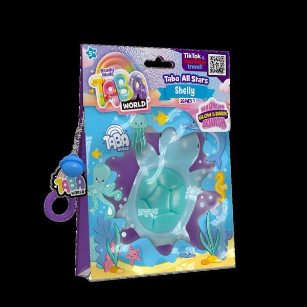 Taba World Shelly Deniz Kızı Kaplumbağa Squishy Oyuncak Seri 1 Glow In The Dark - Image 1