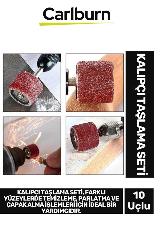 Özel Üretim Metal Ahşap Plastik Temizleme Parlatma Çapak Alma 10 Uçlu Kalıpçı Taşlama Seti - Image 1