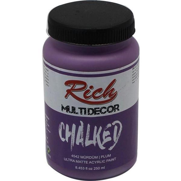 Supertrend Multi Decor Chalked Akrilik Boya 250 cc. 4542 MÜRDÜM - Image 1