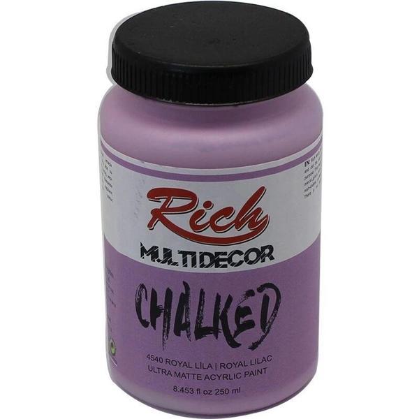 Supertrend Multi Decor Chalked Akrilik Boya 250 cc. 4540 ROYAL LİLA - Image 1