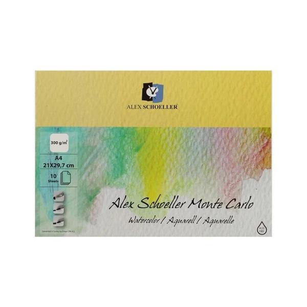 Supertrend Monte Carlo Sulu Boya Defteri Blok 300 gr. A4 10 yaprak - Image 1
