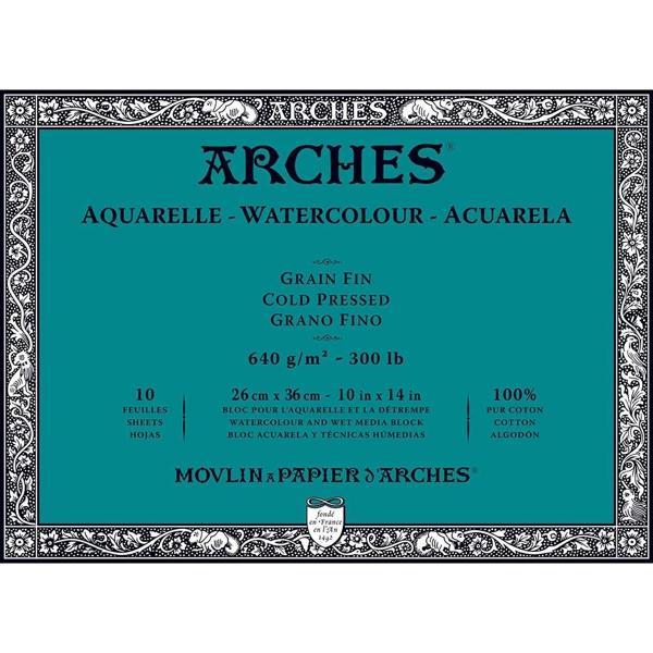 Supertrend Sulu Boya Defteri Blok Soğuk Baskı - Orta Doku 640 gr. 26x36 cm. 10 Yaprak - Image 1