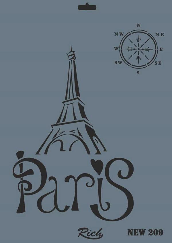 Supertrend Stencil Boyama Şablonu 25x35 cm. NEW-209 - Image 1