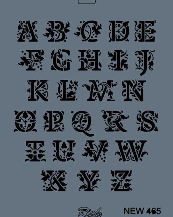 Supertrend Stencil Boyama Şablonu 25x35 cm. NEW-465 - Image 1