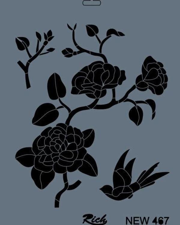 Supertrend Stencil Boyama Şablonu 25x35 cm. NEW-467 - Image 1