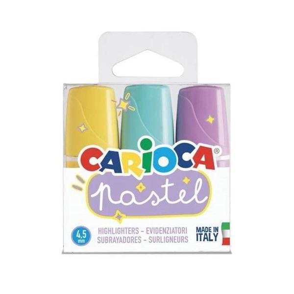 Supertrend Fosforlu Mini İşaretleme Kalemi Seti 3 Renk Pastel Renkler - Image 1