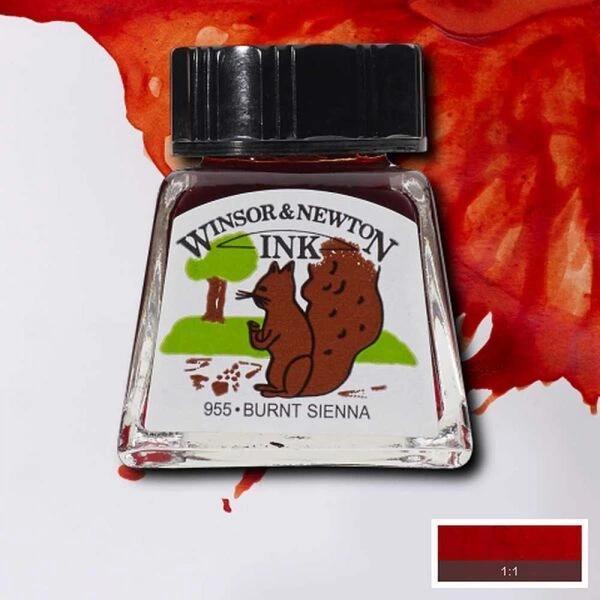 Supertrend Drawing Ink Çizim Mürekkebi 14 ml. 074 Burnt Sienna - Image 1