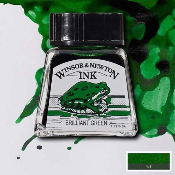 Supertrend Drawing Ink Çizim Mürekkebi 14 ml. 046 Brilliant Green - Image 1