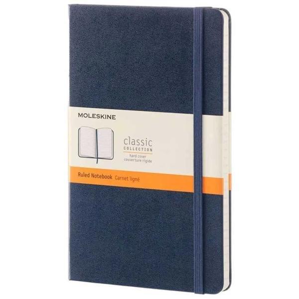 Supertrend Sert Kapak Çizgili Defter L Boy 13x21 cm. 240 Sayfa Safir Mavi - Image 1