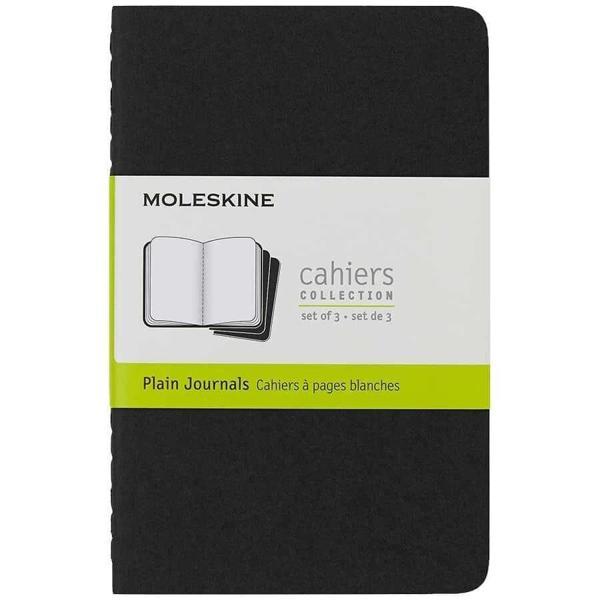 Supertrend Chaier 3'lü Günlük Defter Çizgisiz Cep Boy 9x14 cm. 64 Sayfa Siyah - Image 1