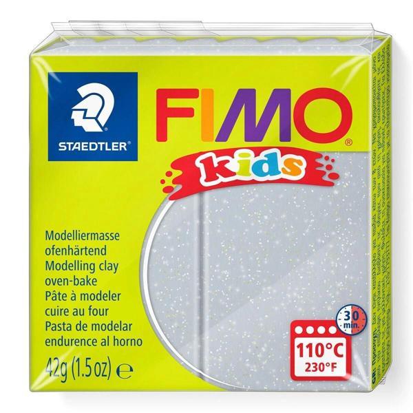 Supertrend Fimo Kids Yumuşak Polimer Kil 812 Yaldızlı Gri - Image 1