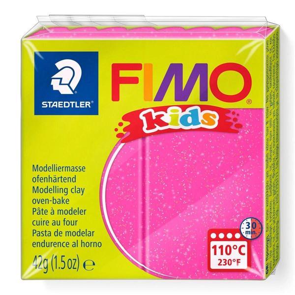 Supertrend Fimo Kids Yumuşak Polimer Kil 262 Yaldızlı Fuşya - Image 1