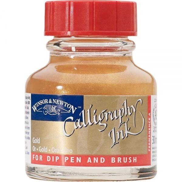 Supertrend Kaligrafi Mürekkebi 30 ml. METALLIC GOLD - Image 1