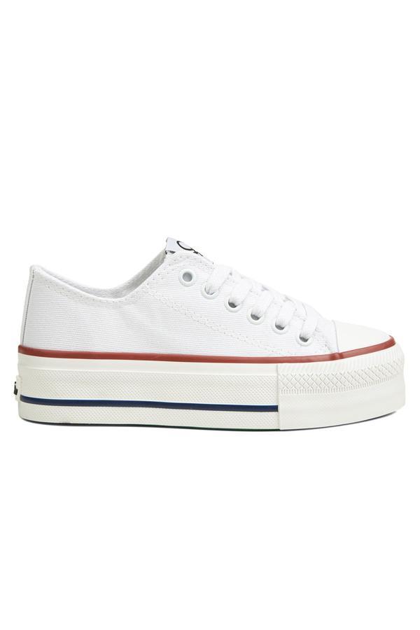 Benetton® | BN-30935 - 3114 Beyaz - Kadın Spor Ayakkabı - Image 1