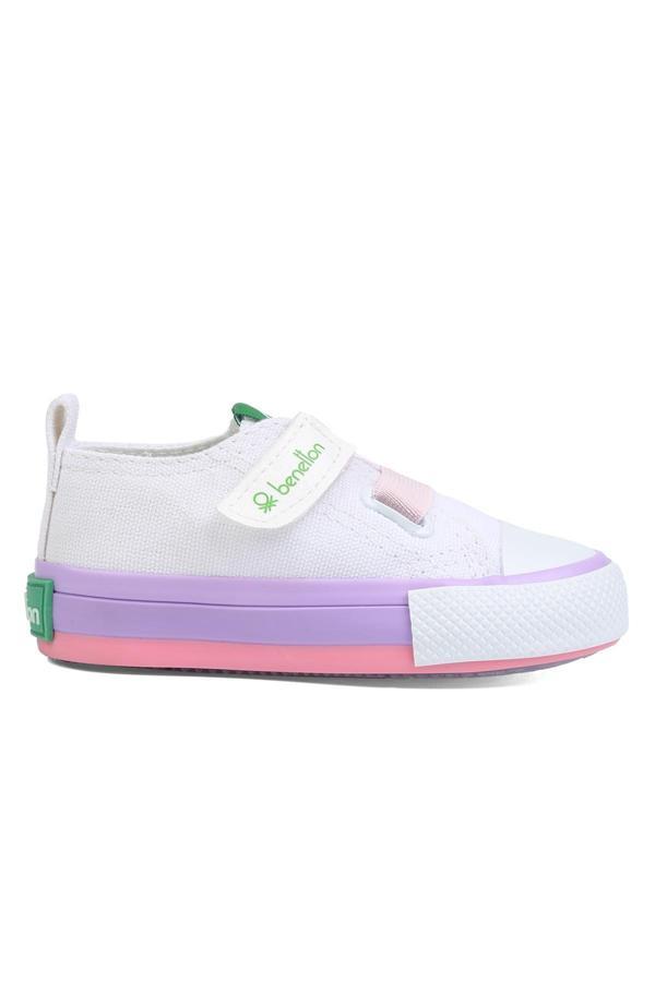 Benetton® | BN-30648 - Beyaz Pembe - Çocuk Spor Ayakabı - Image 1