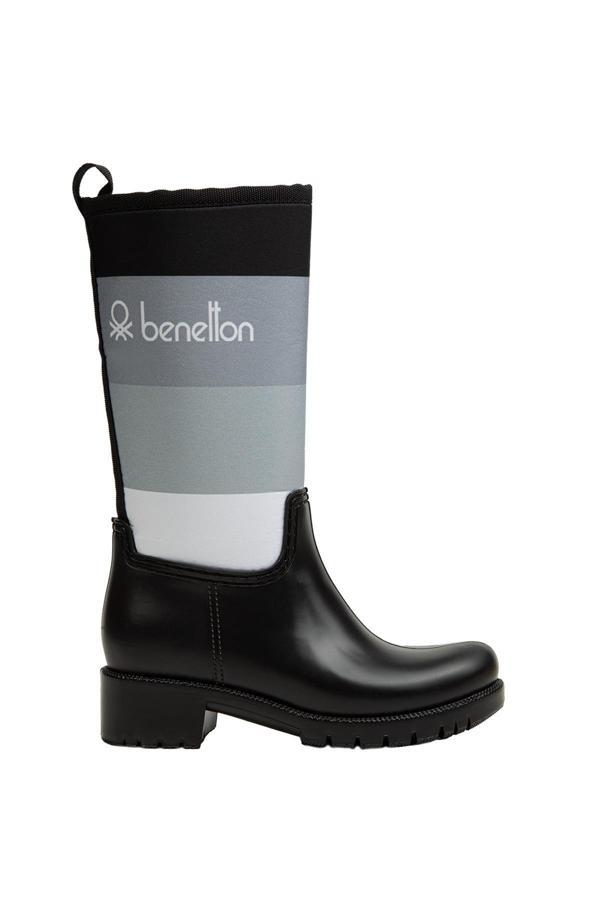 Benetton® | BN-50017 - 34124 Siyah Beyaz - Çocuk Bot - Image 1