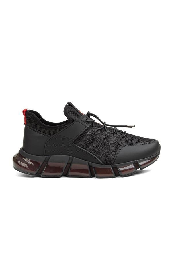 Pierre Cardin® | PC-31364 - 3385 Siyah Kirmizi -  Erkek Spor Ayakkabı - Image 1