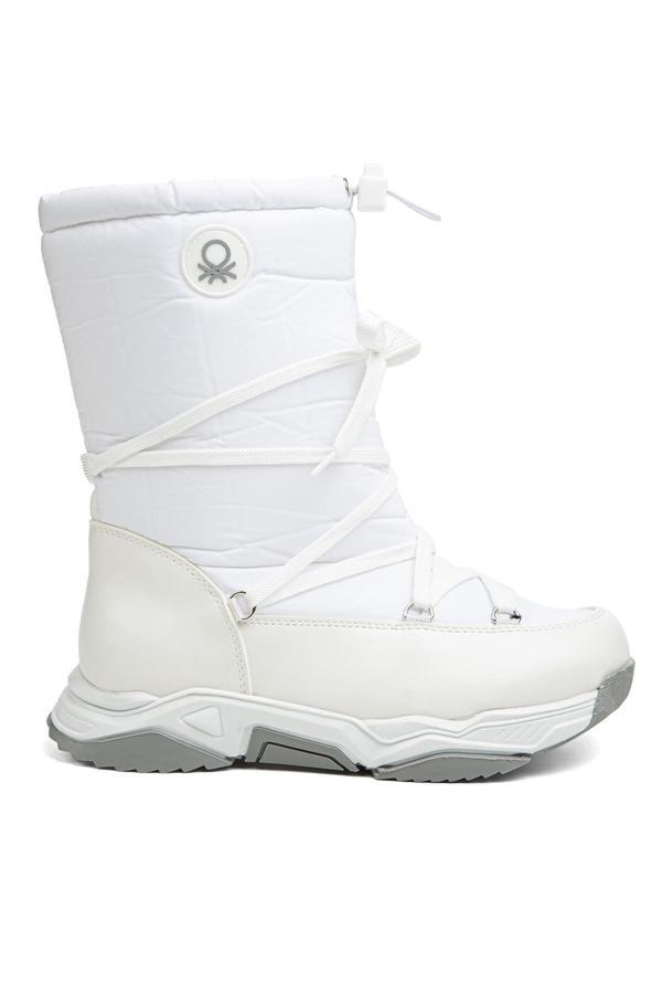 Benetton® | BN-30392 - 3256 Beyaz Gri - Kadın Bot - Image 1
