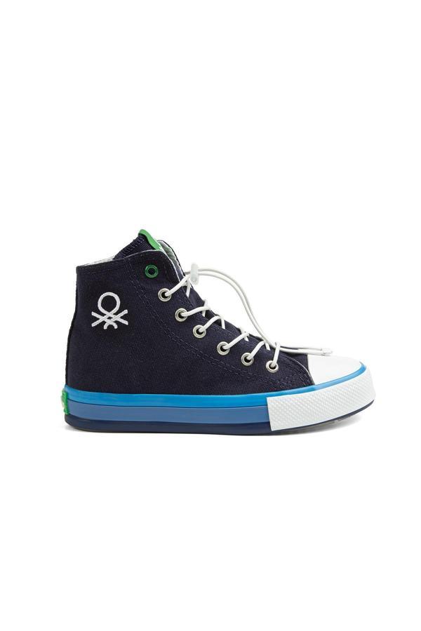 Benetton® | BN-30193 - 3394 Koyu Lacivert - Çocuk Spor Ayakkabı - Image 1