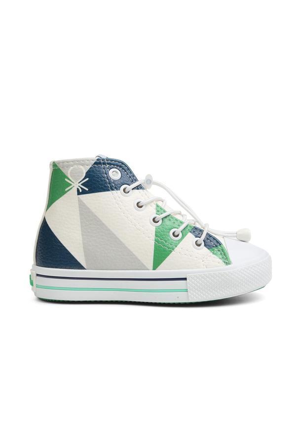 Benetton® | BN-30809- 3394 Lacivert Yesil - Çocuk Spor Ayakkabı - Image 1