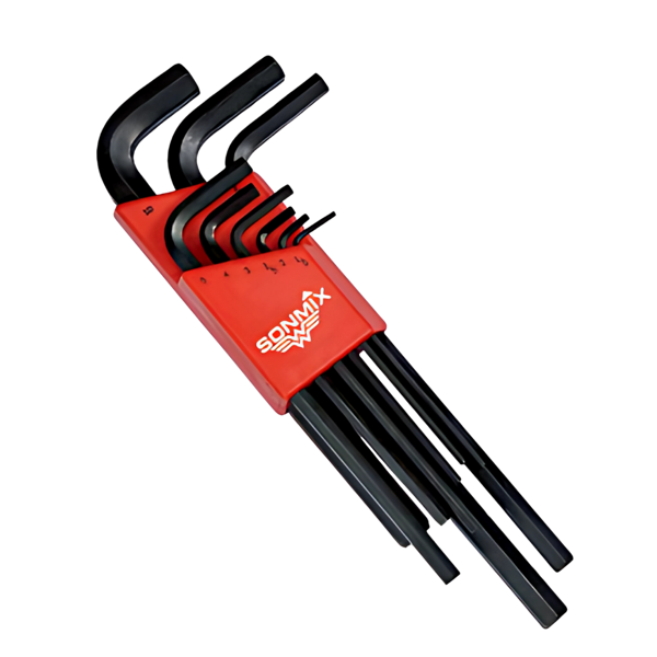 SONMİX KISA DÜZ ALLEN TAKIMI 120 MM 9 PARÇA - Image 1