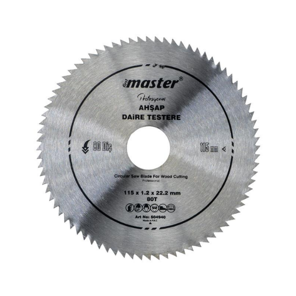 MASTER SUNTA KESME TESTERESİ 115 MM 80 DİŞ - Image 1