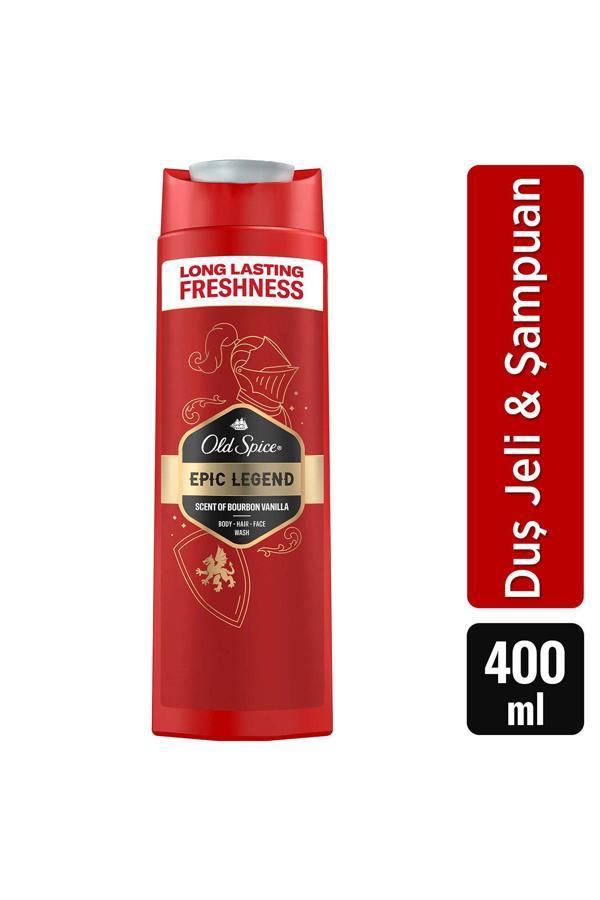 Old Spice Epic Legend Erkek Duş Jeli ve Şampuan 400 Ml - Image 1