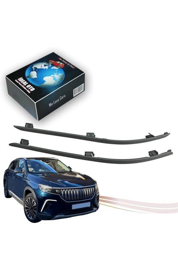 Lala otomotiv Togg T10X Ön Tampon Alt Çıtası Sağ & Sol (Gri) - Image 1