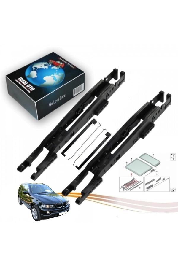 Lala otomotiv BMW X5 E53 İçin Panoramik Sunroof Sürgü Sol Sağ Kızak Parçaları 10001656, 10012830, 100012831 - Image 1