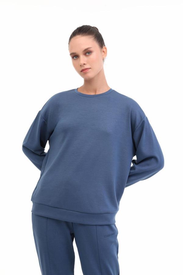 Lumberjack Wb 16Alıce-C Ck97 5Pr Mavi Kadın Sweatshirt - Image 1