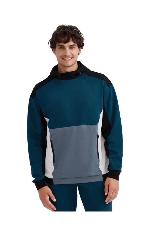 Skechers S232193 M 2Xi-Lock Hoodie Sweat Mavi Erkek Sweatshirt - Image 1