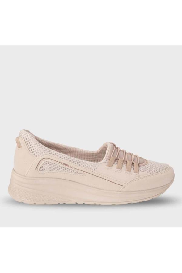 Forelli Star-G Comfort Kadın Ayakkabı Bej - Image 1