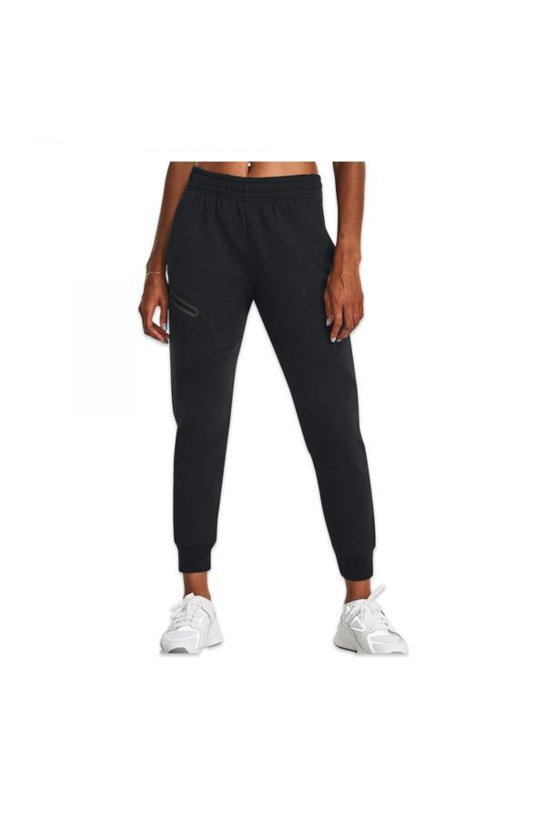 Under Armour 1379846 Unstoppable Flc Jogger Eşofman Alti Siyah Kadın Eşofman Altı - Image 1