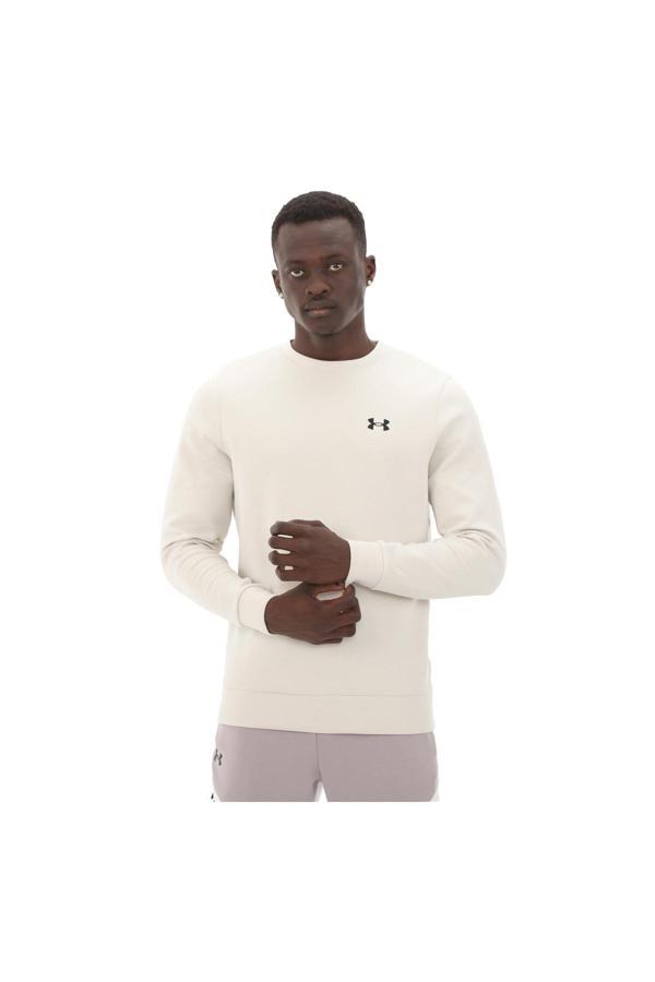 Under Armour A1389351-110 Ua Unstoppable Flc Crew Eu Erkek Sweatshirt Beyaz - Image 1