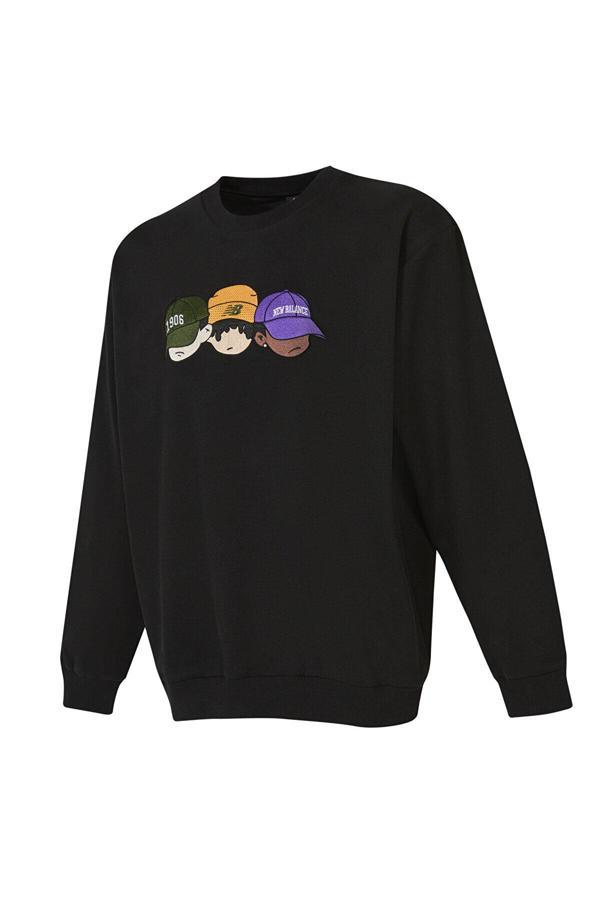 New Balance Mnc3505 Siyah Erkek Sweatshirt - Image 1