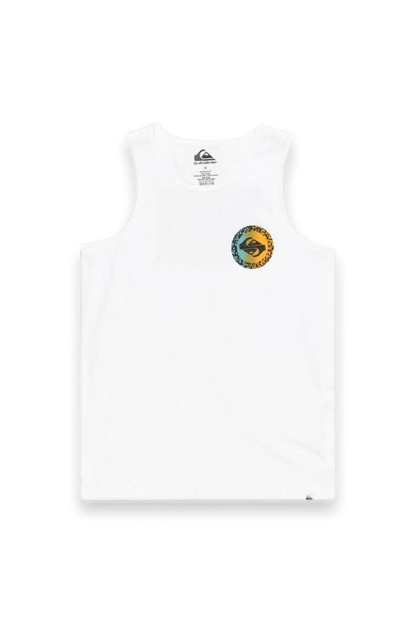 Quiksilver Eqbzt04723 Long Fade Yth Tank Beyaz Erkek Çocuk Atlet - Image 1