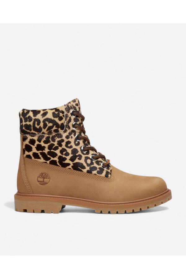 Timberland Premium 6 Inch Lace Up Boot Kadın Bej Bot Tb0A5M5Nen31 - Image 1