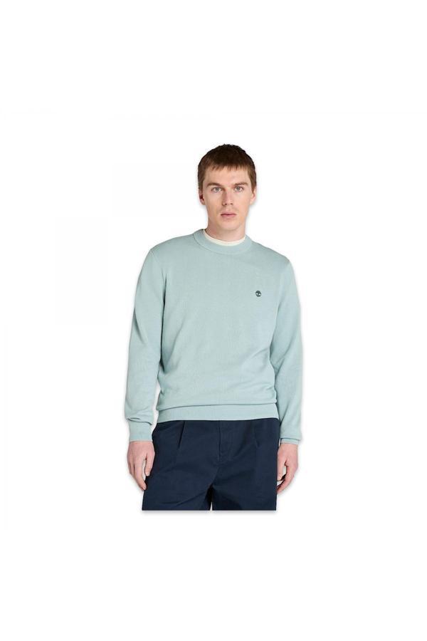 Timberland Tb0A2Bmm Williams River Cotton Yd Sweater Açık Mavi Erkek Sweatshirt - Image 1