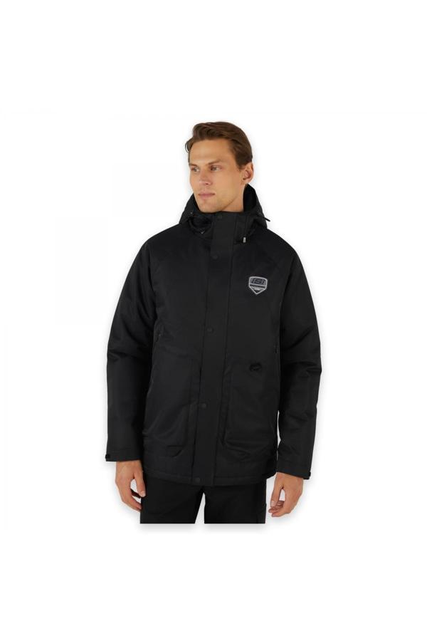 Skechers S242045 M Outerwear Coated Jacket Mont Siyah Erkek Mont - Image 1