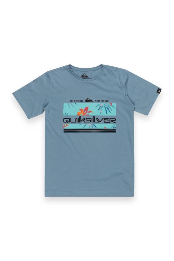 Quiksilver Eqbzt04725 Tropical Rainbow Youtht Mavi Çocuk T-Shirt - Image 1