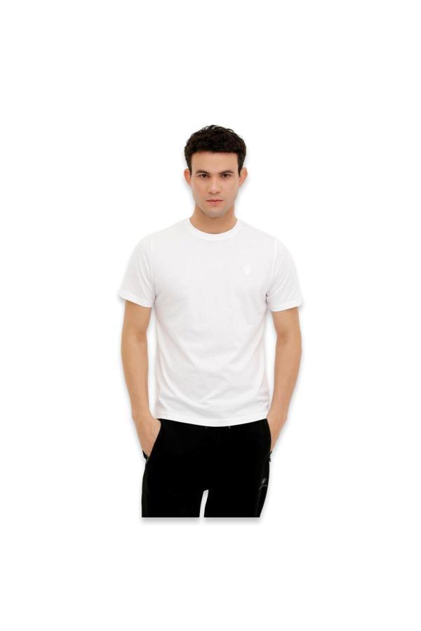 Lumberjack 3M M-Ct102 Bsc C Nk 3Fx Beyaz Erkek T-Shirt - Image 1