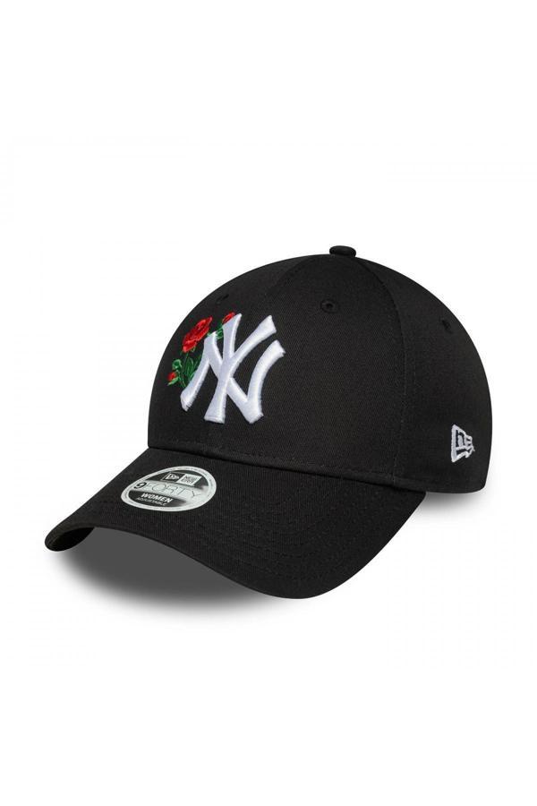 New Era Wmns Rose 9Forty Neyyan Cap Siyah Kadın Şapka - Image 1